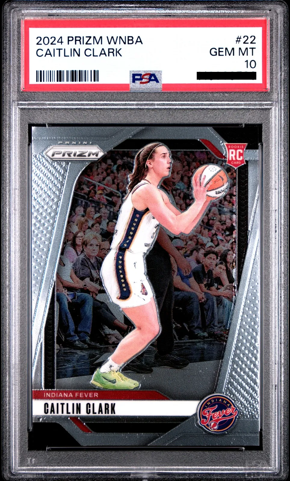 2024 Panini Prizm WNBA Caitlin Clark Silver Prizm PSA 10