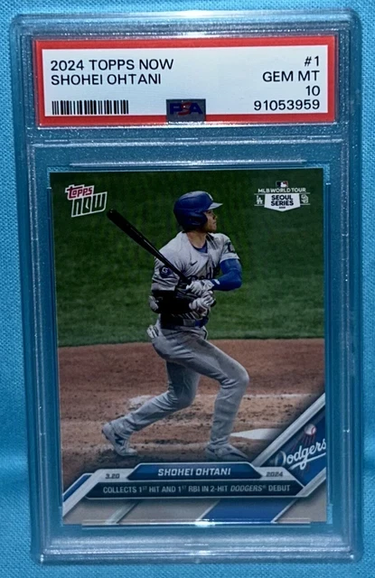 2024 Topps Shohei Ohtani Base PSA 10